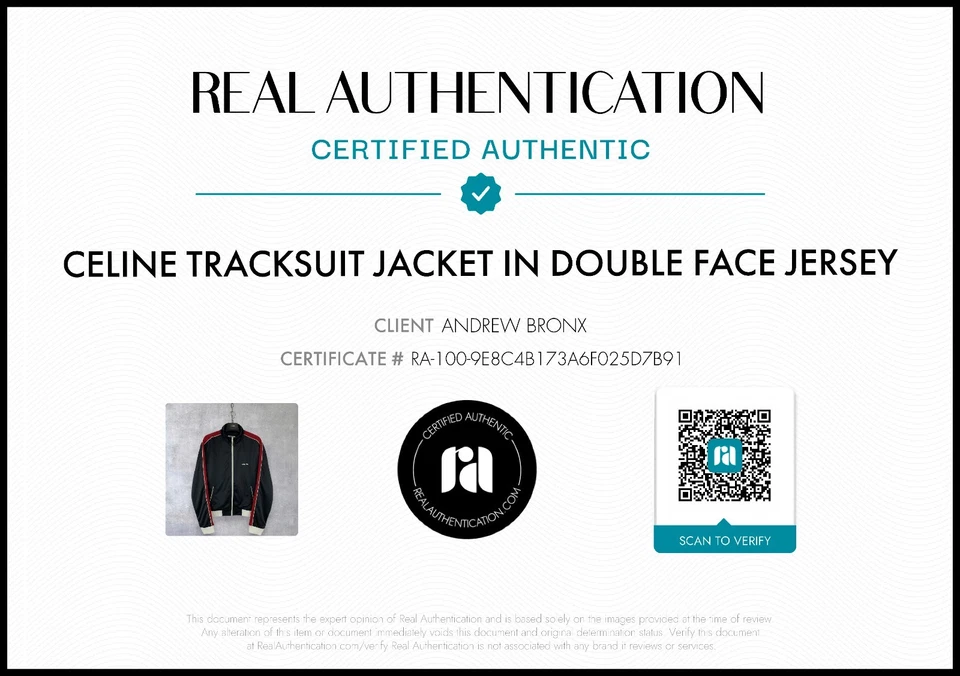 Chaqueta Chándal Jersey Rayas Rojas Cinta Logotipo Bordado Celine Negra Talla L Foto 2 de 4