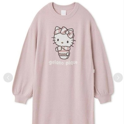 Gelato Pique x Sanrio Hello Kitty Pink Smooth One-Piece Dress New Tags