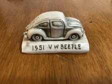 Vintage Georgia Marble 1951 Vw Beetle Bug Figurine Split Window Car Statue