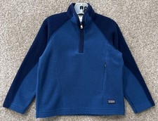 Patagonia Boys XXS 3-4 Blue El Cap Zip-T Fleece Jacket Outdoor Hiking 64651