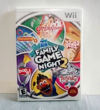 Hasbro Family Game Night 2 - Nintendo Wii 2009 Complete Clean Tested