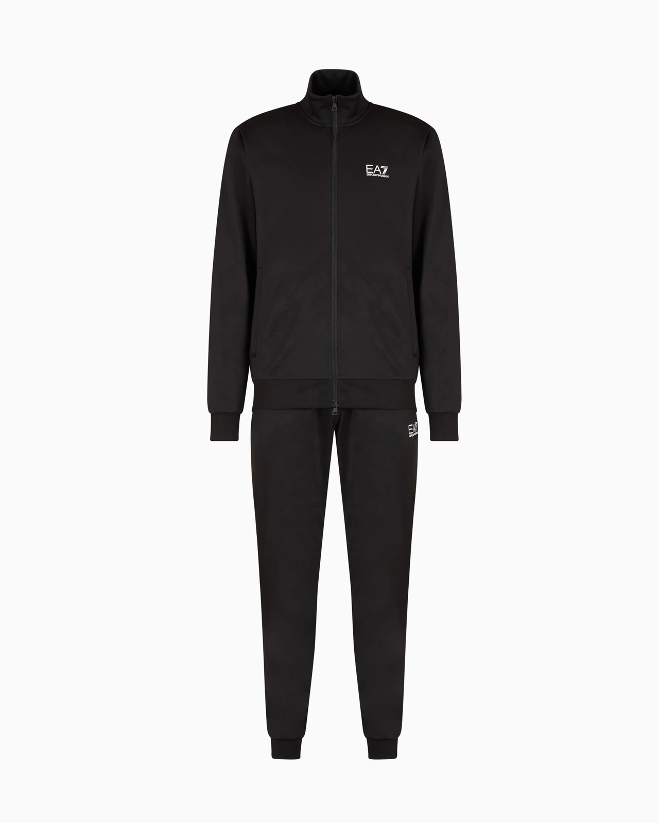 EA7 TUTA Herren Schwarz Trainingsanzug Sweatshirt Hose PJHCZ-8NPV65-1200 27090₽