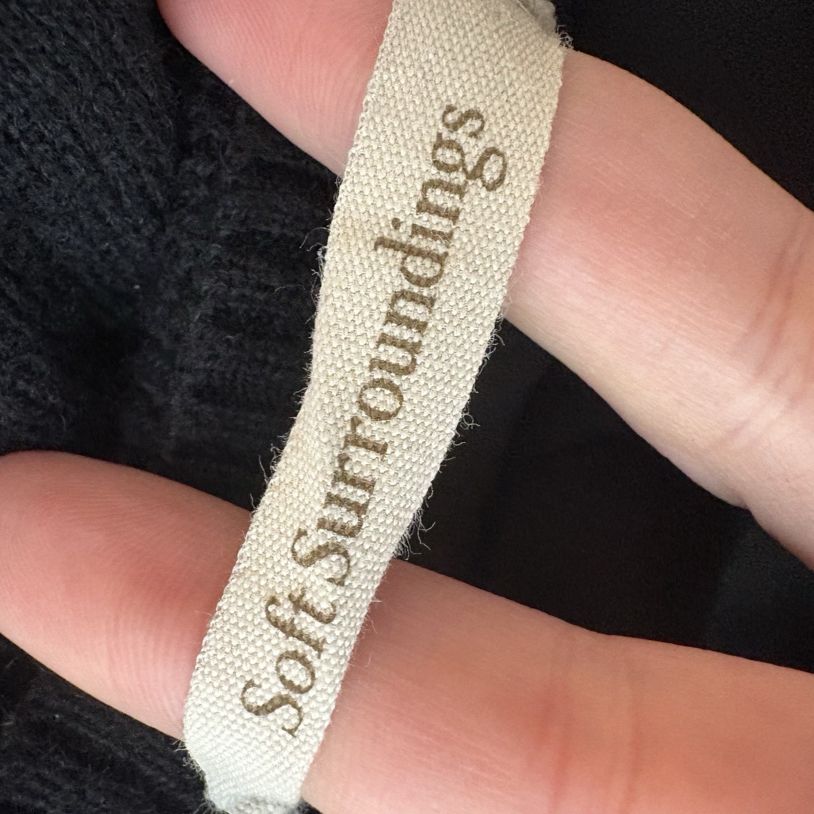 Soft Surroundings Black  Split Back Sheer Panel S… - image 5