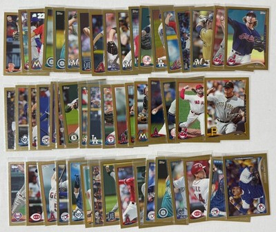 51 2014 Topps Baseball & Update GOLD Lot  w RC /2014 NO DUPES