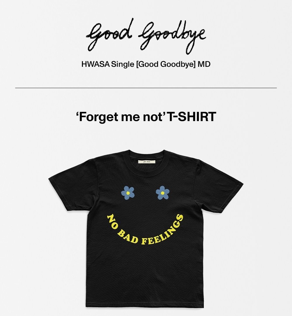 PRE-ORDER MAMAMOO HWASA GOOD GOODBYE OFFICIAL MD T-Shirt+Hair
