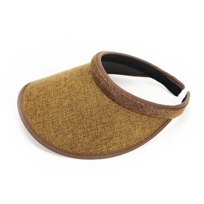 Womens Clip On Sun Visor Ladies Hat Cotton Clip On Sun Visor Tennis Golf Beach