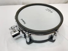 Roland PD-105X V Drum 10" Mesh Head PD105X Silver Chrome