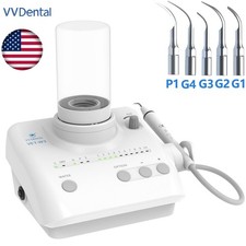 Dental Ultrasonic Piezo Scaler 2 Bottle Fit Cavitron EMS/SATELEC Handpiece 5 Tip