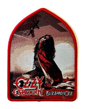 Ozzy Osbourne - Blizzard of Ozz RED Border Licensed WOVEN Patch SOLD OUT Direct