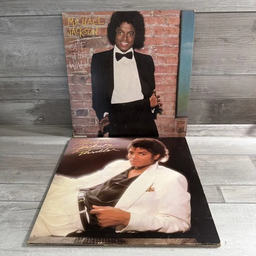 Thriller & Off The Wall Vinyl Lot Michael Jackson 1982 And 1979 Releases