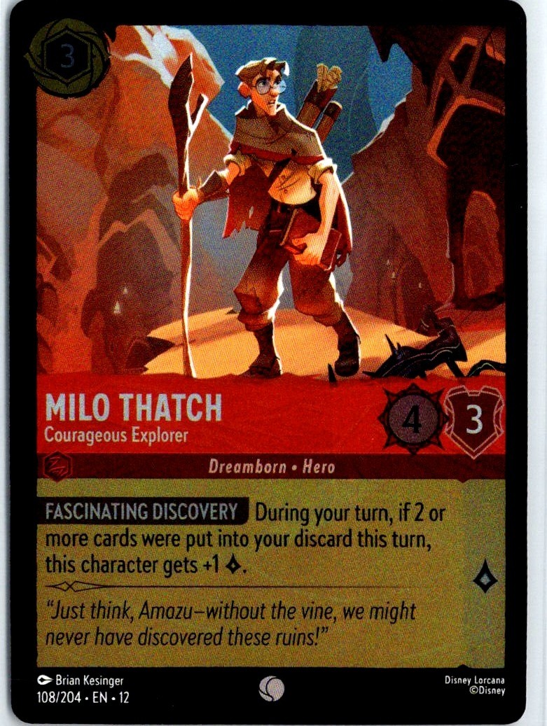 Wilds Unknown #108/204 Milo Thatch