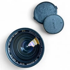 Soligor Zoom Macro 28–80mm f/3.5–4.5 C/FD Lens w/ Hoya 62mm Filter & Caps