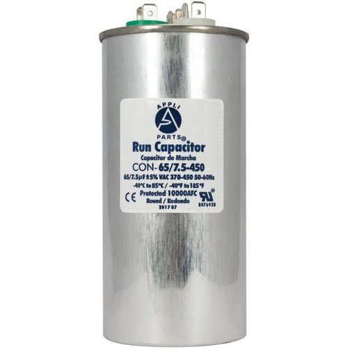 Appli Parts Condensatore Doppia Corsa per AC 65+7,5 MFD UF (microfarad) 370VAC o 4... - Foto 4 di 9