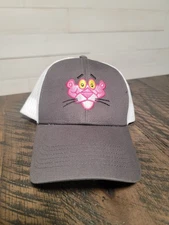 The Pink Panther Snapback Mesh Back Trucker Hat Gray, One Size Owens Corning