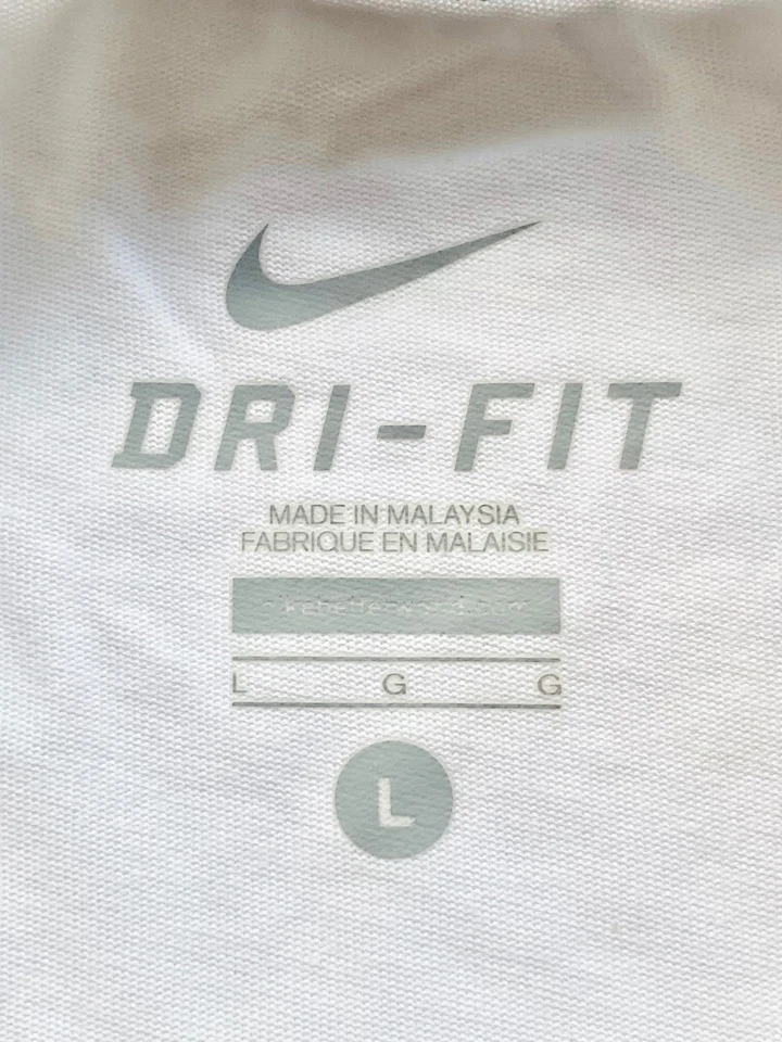 Camiseta Tenis Nike Federer US Open 2013 NYC Rule The Empire L Blanca 627150-100 Foto 3 de 4