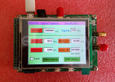ADF4355 250MHz-6.8GHz Sweep RF Signal Generator VCO Microwave Frequency PLL