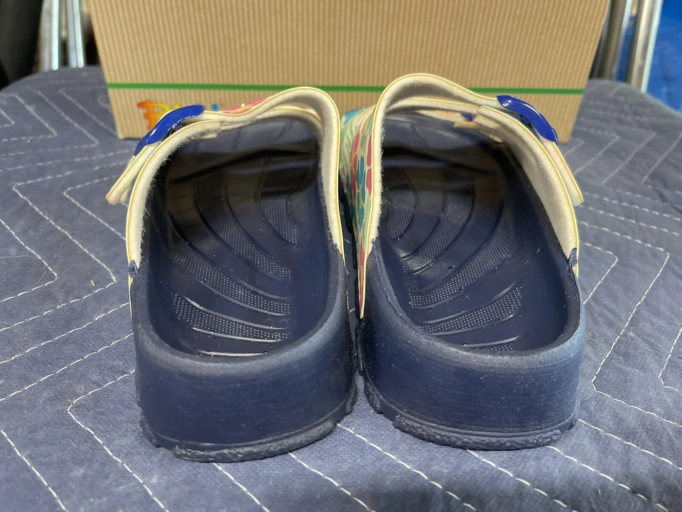 Sandália feminina BIRKENSTOCK SANSIBAR multicolorida floral deslizante 36 EUA 5.5-6 - Imagem 4 de 4