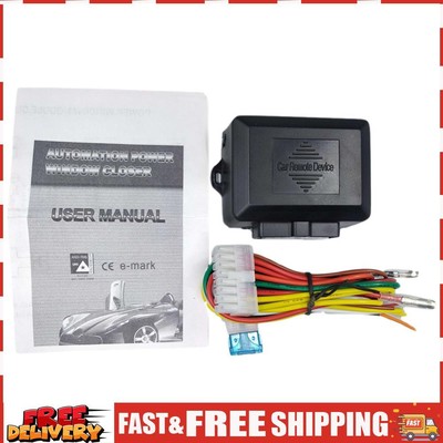 Power Window Closer with Wire Harness Black Car Power Window Closer for 4 Doors 