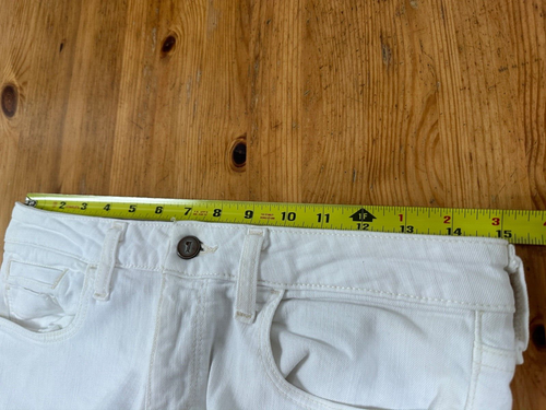 Pilcro Women Jeans White Skinny Ankle Mid Rise size 28 Anthropologie - Picture 4 of 15