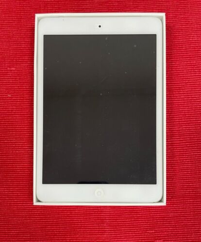 Apple iPad mini 1.ª Generazione 7.9'' 16GB Wi-Fi + cellular – Bianco e grigio - Foto 1 di 11