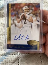 EASTON STICK 2019 PLATES & PATCHES ROOKIE UPPER ECHELON AUTO /99 CHARGERS