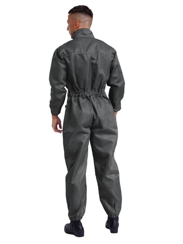 Mens Resistant Overalls Long Sleeve Work Jumpsuit Mechanic for Cosplay Party - Picture 27 of 40