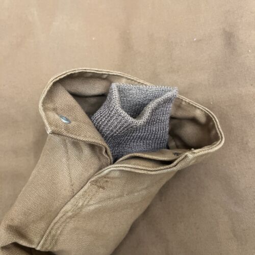 Giacca vintage OshKosh B'gosh uomo L tela d'anatra fienile lavoro cappotto piumino imbottito - Foto 10 di 11