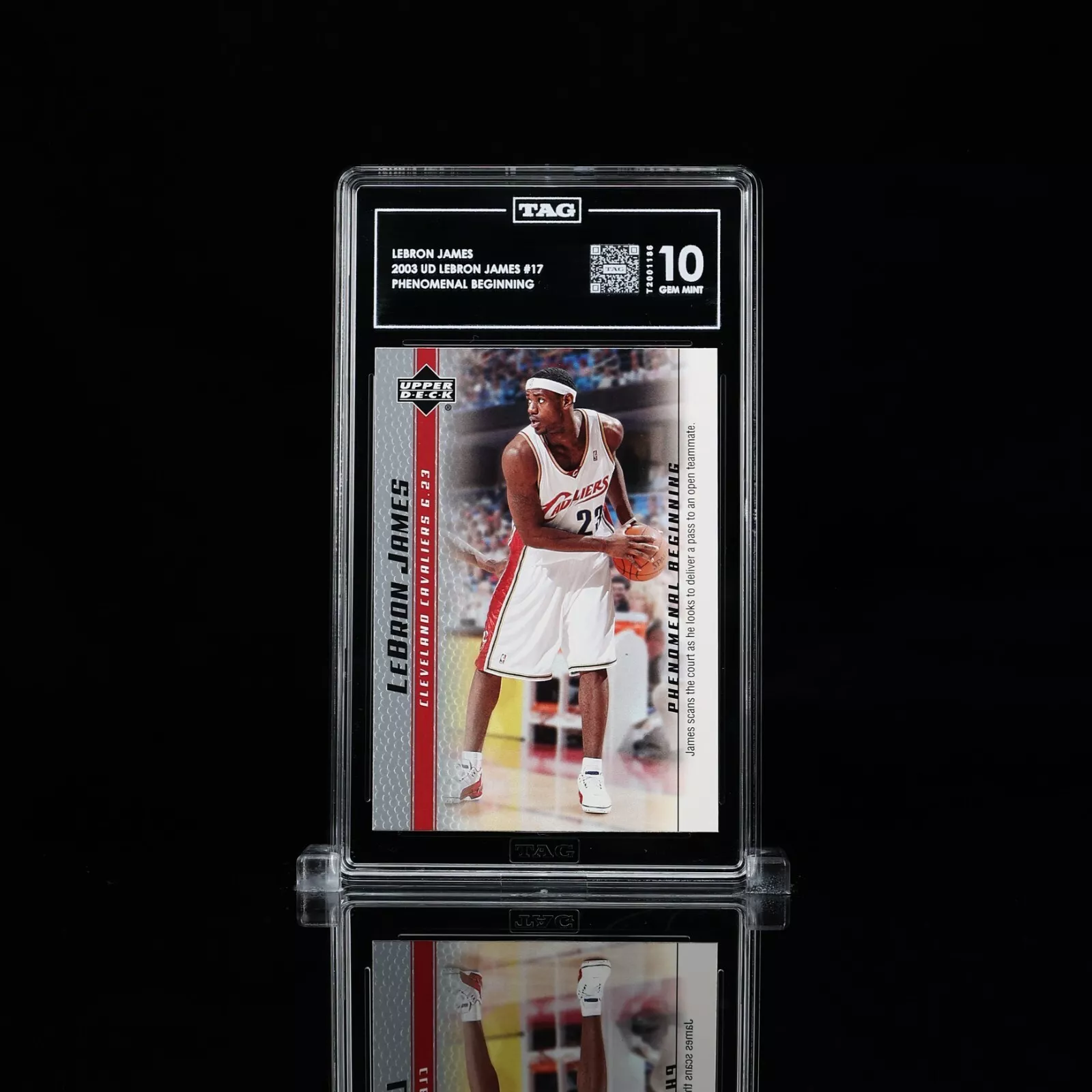 Lebron James trading card