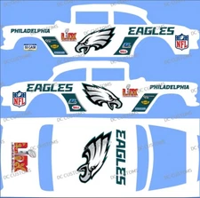 55 CHEVY GASSER (WHITE TONER) DECALS  EAGLES