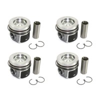 Kolben Set +0,5 Mm ÜBermaß FüR 1,6 TDI VW CLH CXX Audi Seat Skoda 80,01 Ø