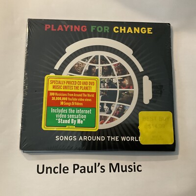 Playing for Change: Songs Around the World CD+DVD Brand New Factory Sealed