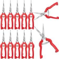Lasnten 12 Pcs Pruning Shears Needle Nose Pruner Bulk Pruning Snips with Stra...