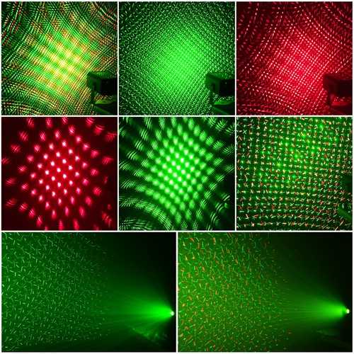 5 Lentes RGBY DMX DJ Disco Fiesta Luz con Láser Efecto Escenario Luces Proyector Rayo - Imagen 16 de 21