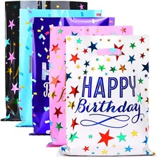 30 Pack Party Favor Bags for Kids Birthday Party Goodie Bags Small Gift Bags for