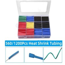 Heat Shrink Tubing Insulation Shrinkable 2:1 Wire Cable Sleeve W BOX 560/1200Pcs