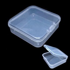 Clear Small Plastic Storage Case Containers Box for Beads Jewelry Trinkets