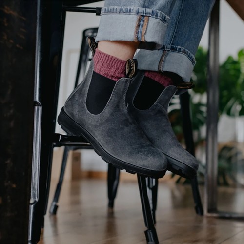 Blundstone Daim Bottes Chelsea Femmes Dimensionnement (Eau / Slip Résistant, 10 - Picture 67 of 82