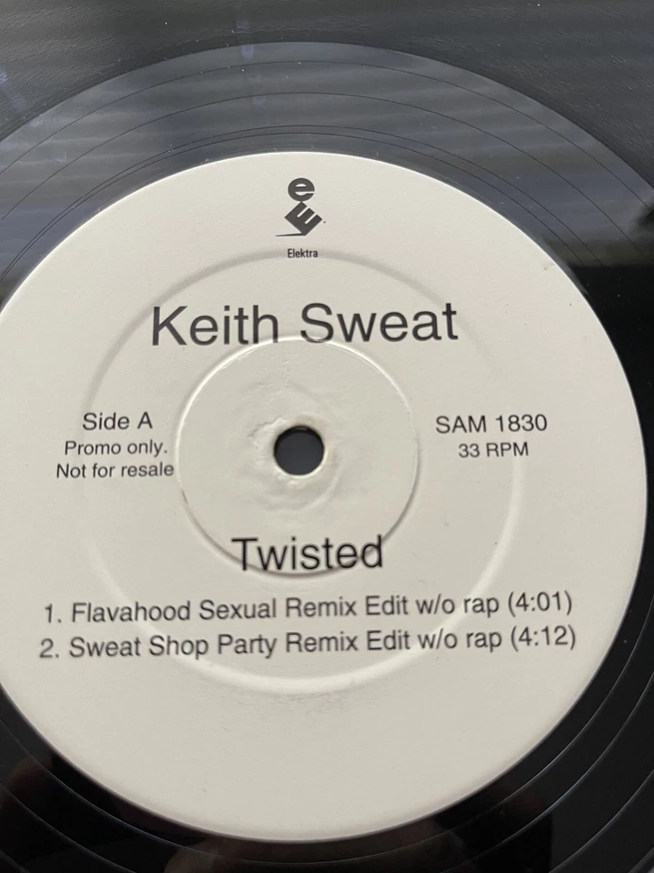 Keith Sweat - Twisted Original 1996 Press UK PROMO 12" VG+ - Image 2 of 3