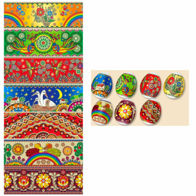 BESTE OSTEREI VERPACKUNGEN DEKORATIONEN EINZIGARTIGE DESIGNS ''GOLDEN'' ПИСАНКА ПАСХА ЯЙЦА