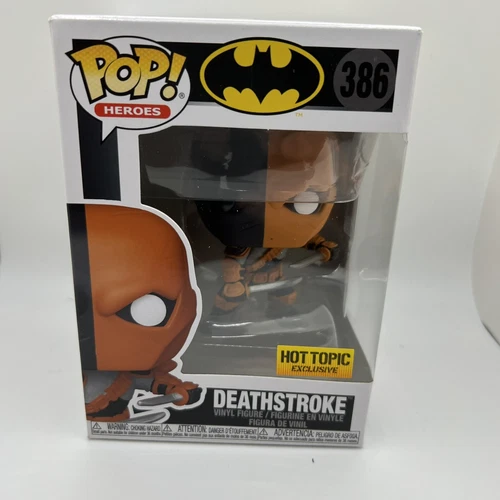 OS2 2021 Funko POP! Heroes Hot Topic Exclusive Batman Deathstroke #386