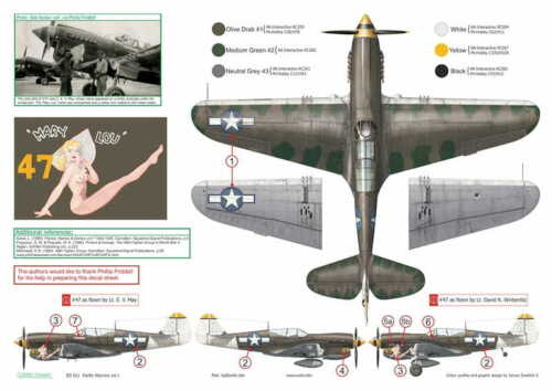 EXITO DECALCOMANIE ED48011 - 1:48 Pacific Warriors vol.1 - P-40 - P-51 - Foto 3 di 8