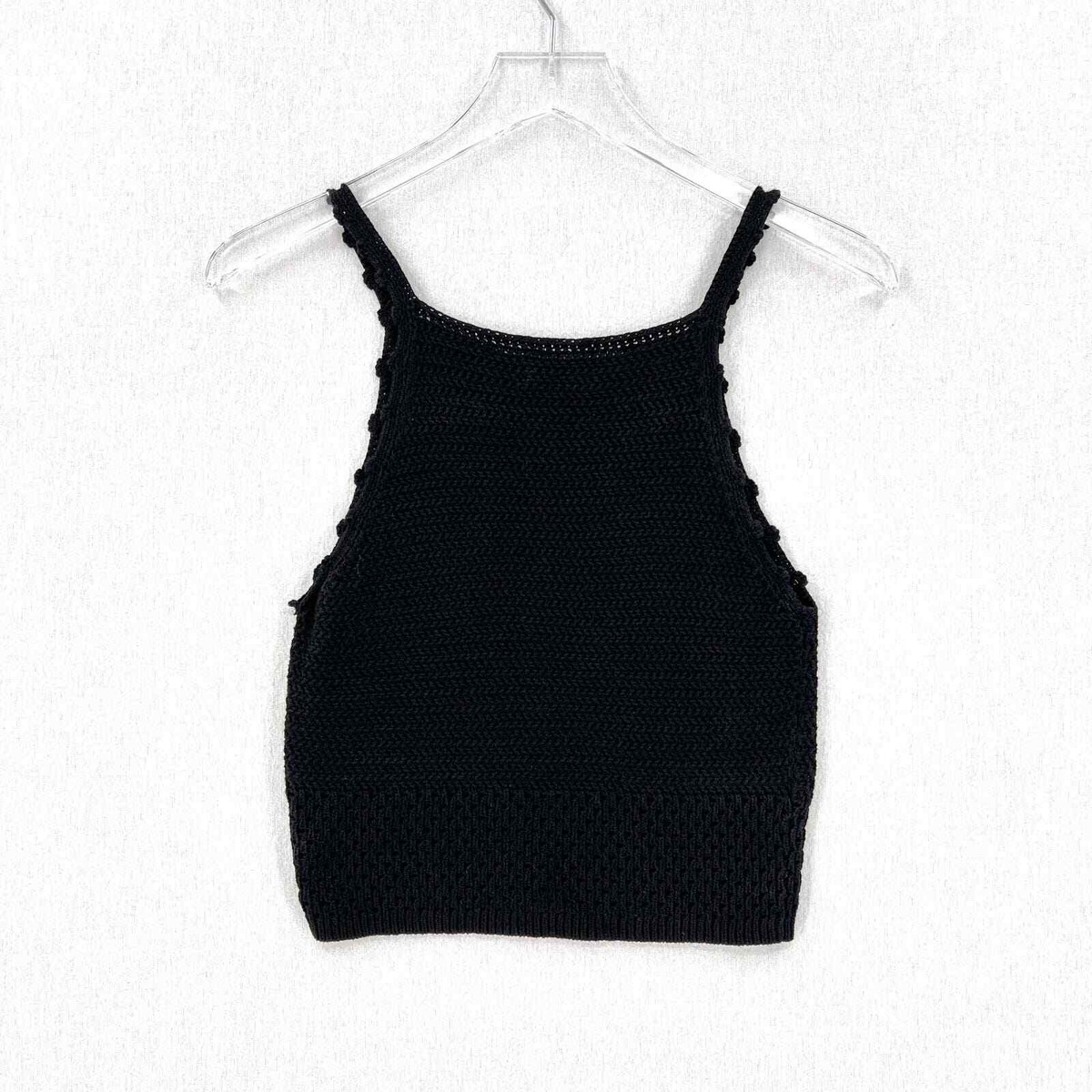 ARITZIA WILFRED Sunset Top Womens Small Black Crochet