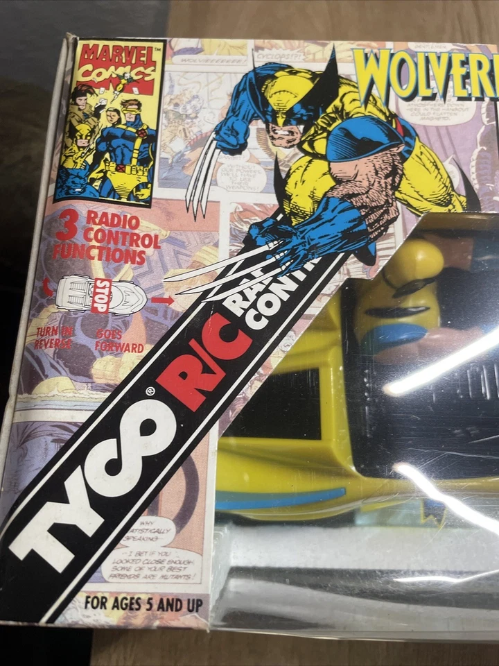  WOLVERINE X-MEN TYCO COCHE RADIOCONTROLADO 3 FUNCIONES CONTROLADAS NUEVO 1993 NUEVO Foto 4 de 4