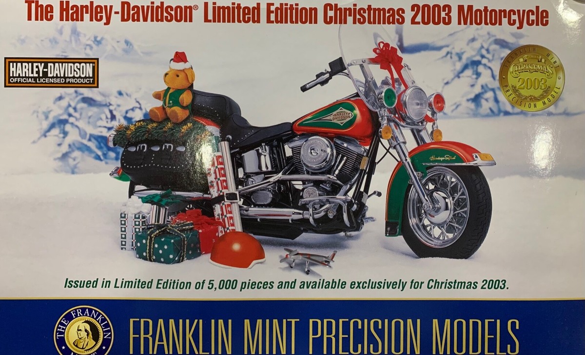 2003 XMAS FRANKLIN MINT 1996 HARLEY DAVIDSON HERITAGE 2003 XMAS FRANKLIN MINT 1996 HARLEY DAVIDSON HERITAGE
