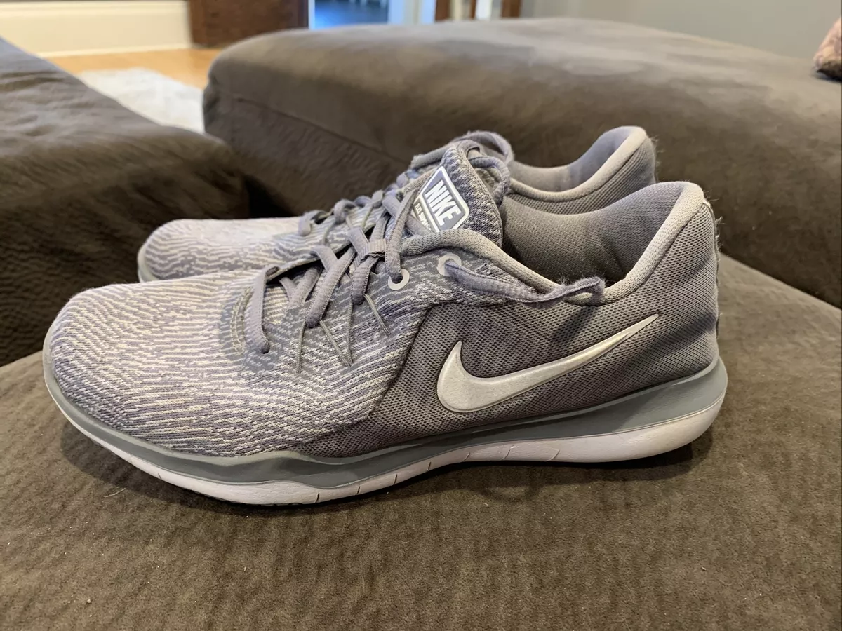 Women s Nike Flex Supreme TR6 sneakers Size 8 Gray eBay
