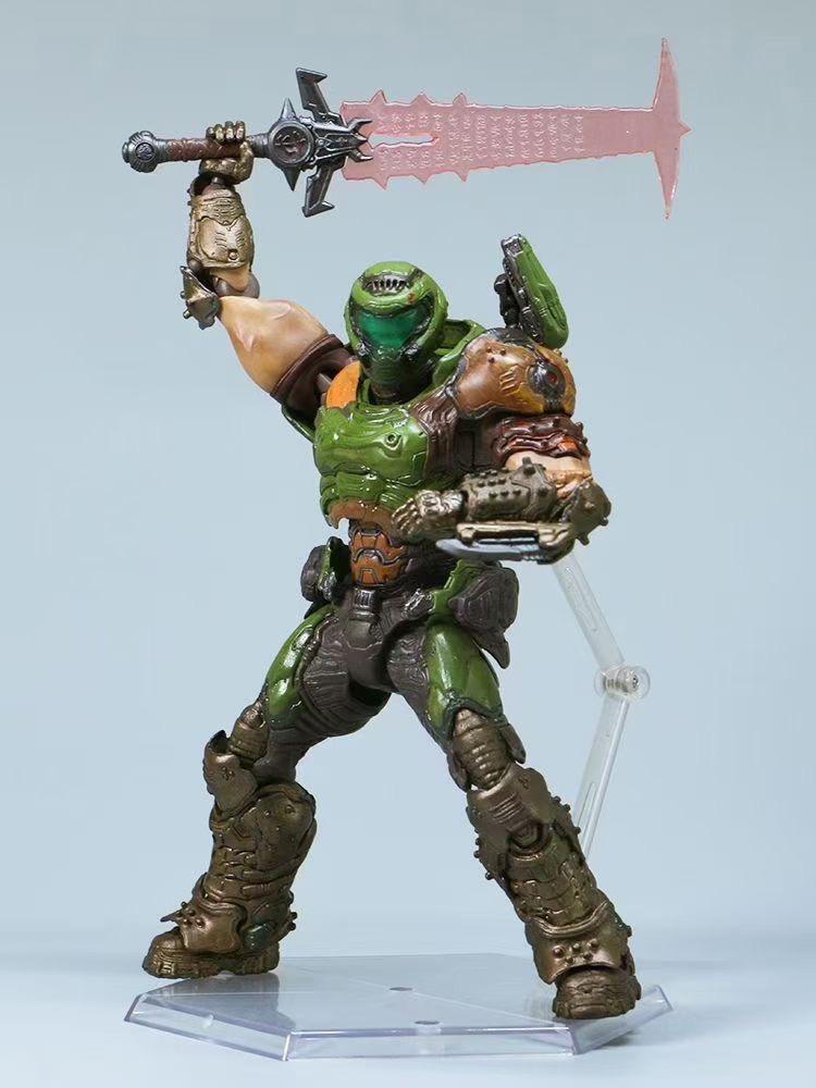 16cm Doom Figma Sp-140 Max Action Figures Doom Slayer 16cm Doom Figma Sp-140 Max Action Figures Doom Slayer