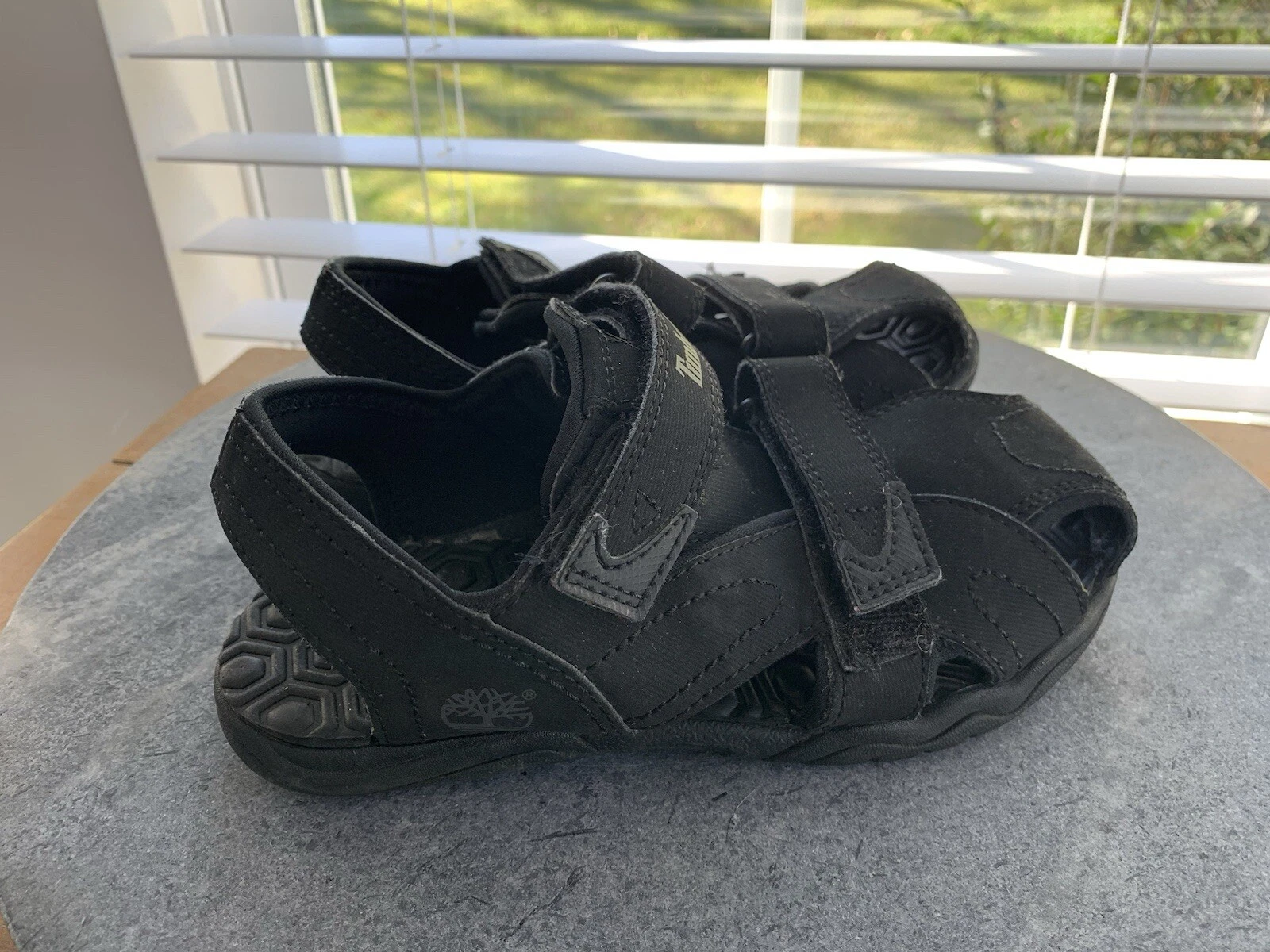 Scarpe sandali neri Timberland ragazzo taglia 1