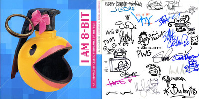 I am 8-Bit SC Multi SIGNED AUTOGRAPHED + SKETCH Luke Chueh JLED Vissel Craola
