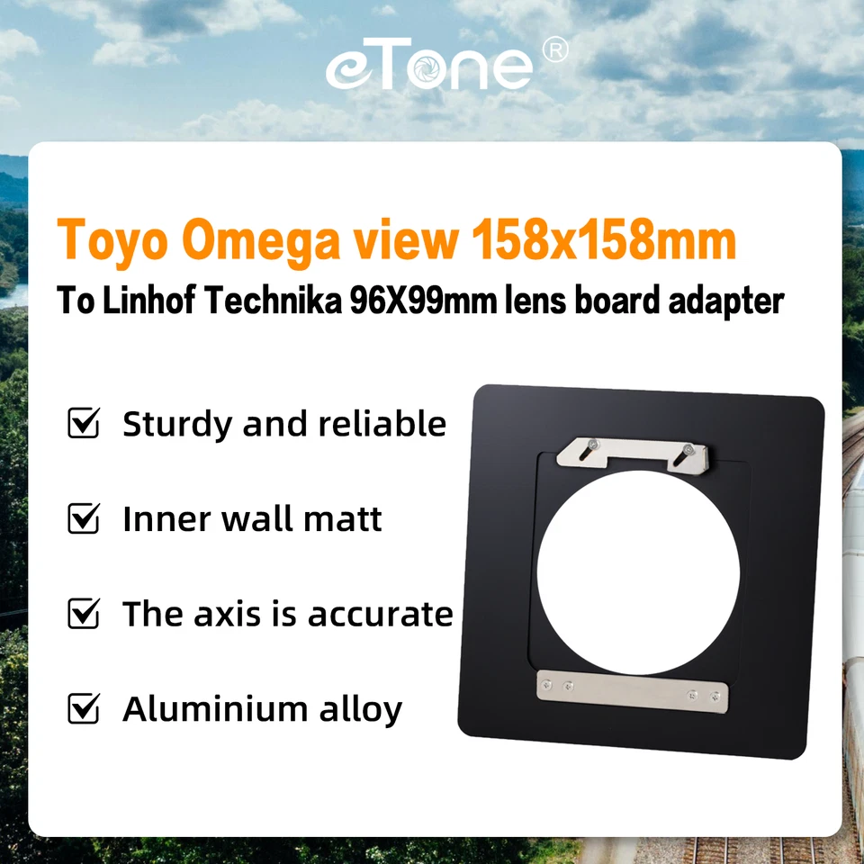 New Lens Board Adapter for Toyo 158x158mm to Linhof Technika 96x99mm - Image 4 of 4