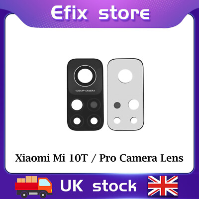 Für Xiaomi Mi 10T / Mi 10T Pro 5G Rückseite Rück Kamera Glas Linse Ersatz UK
